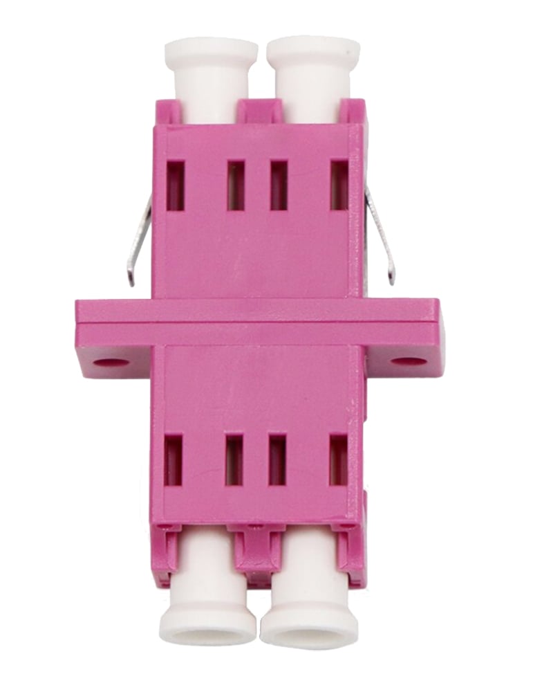 Adattattatore a Bussola Duplex LC Multimodale OM4 - Miniatura 4