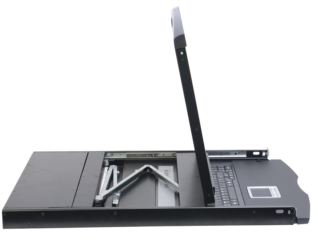 Console KVM Switch 8 Porte USB/PS2 con LCD 17'' da Rack 19'' Dual Rail - Miniatura 4