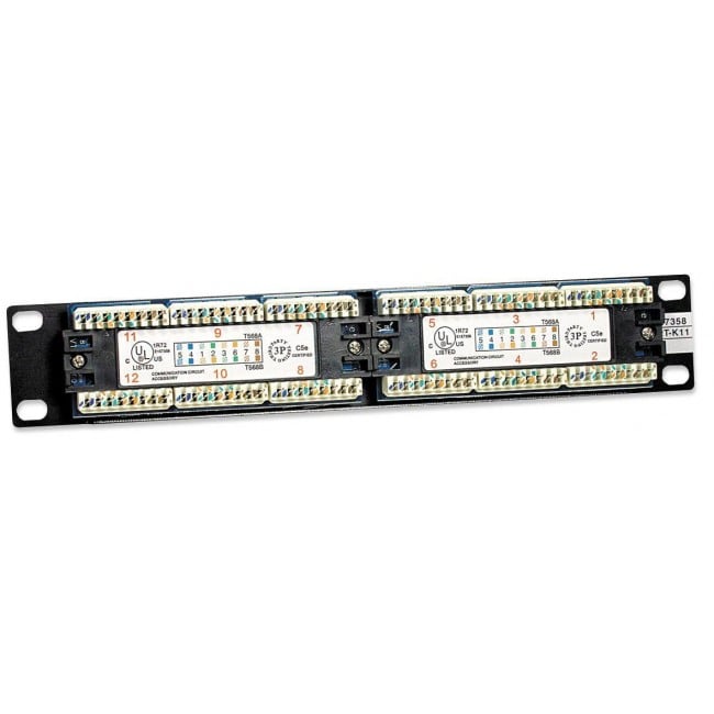 Pannello Patch 12 Porte, 10'', 1U, CAT5E UTP - Miniatura 4
