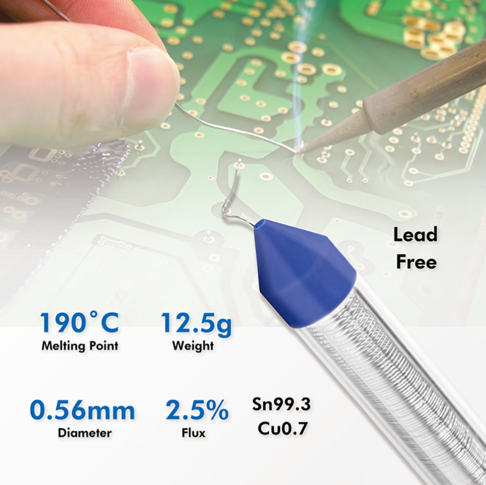 Stagno in Dispenser ø 0,56 mm Rame 0,7% 12,5g - Miniatura 4