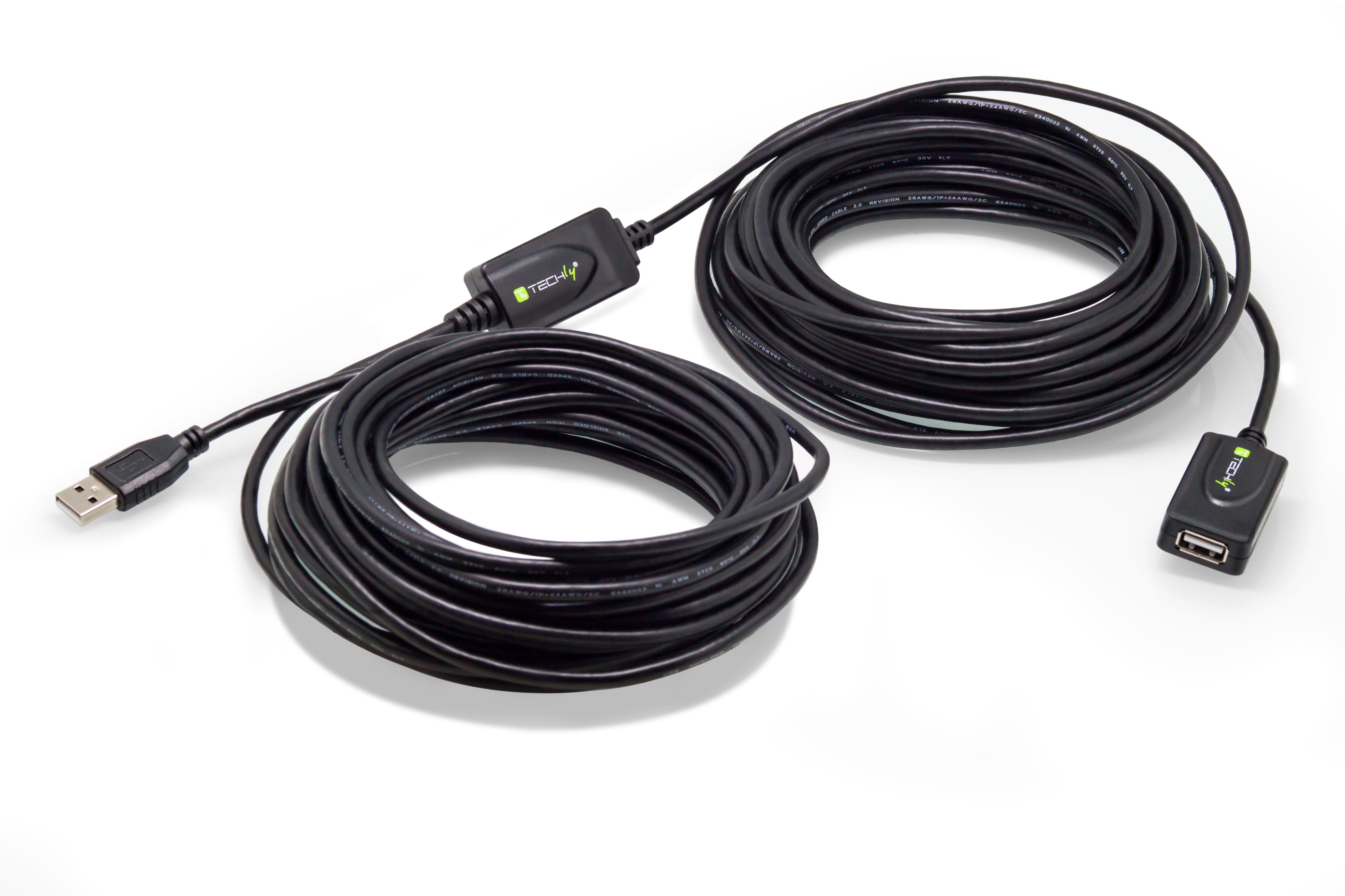 Cavo Prolunga Attivo Extender USB Hi Speed Estensore di Segnale 5m Nero - Miniatura 4