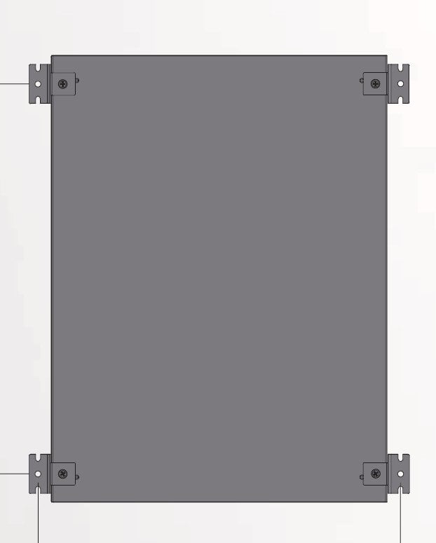 Staffe di Fissaggio a Muro per Rack IP66 a Palo - Miniatura 4