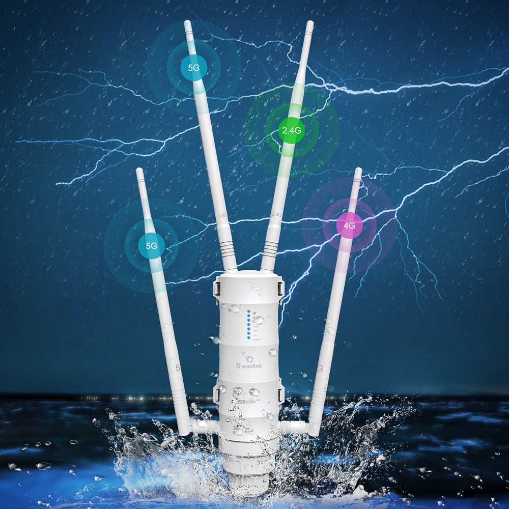 Router Esterno WiFi SIM 4G Slot SIM AC1200/4G LTE con POE Passivo Dual Band - Miniatura 4