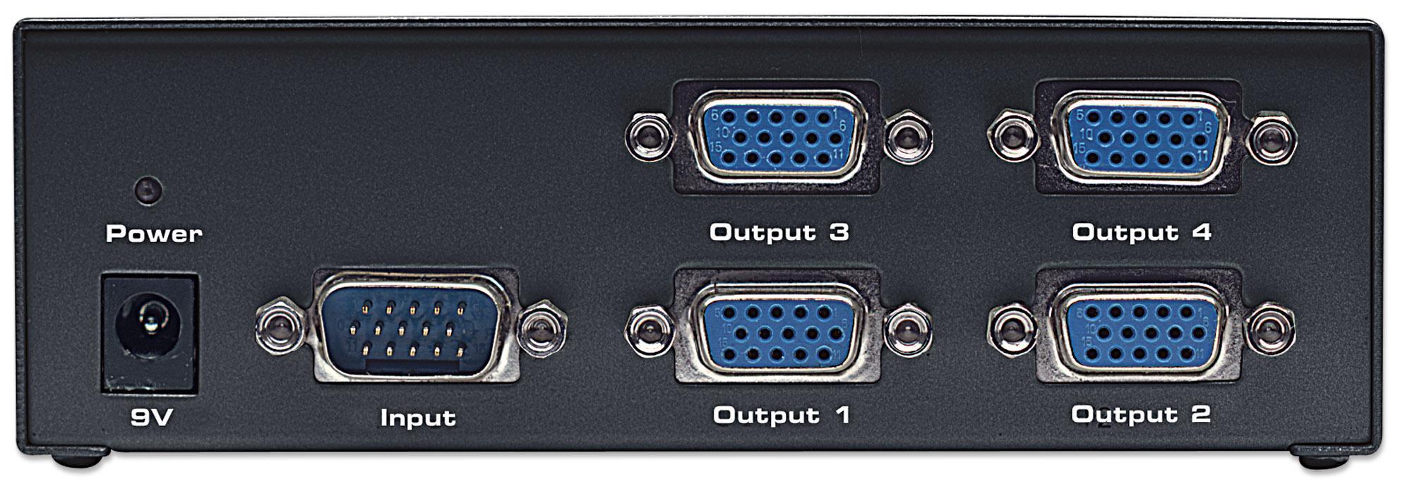 Video Splitter VGA Professionale 4 vie 350 MHz - Miniatura 4