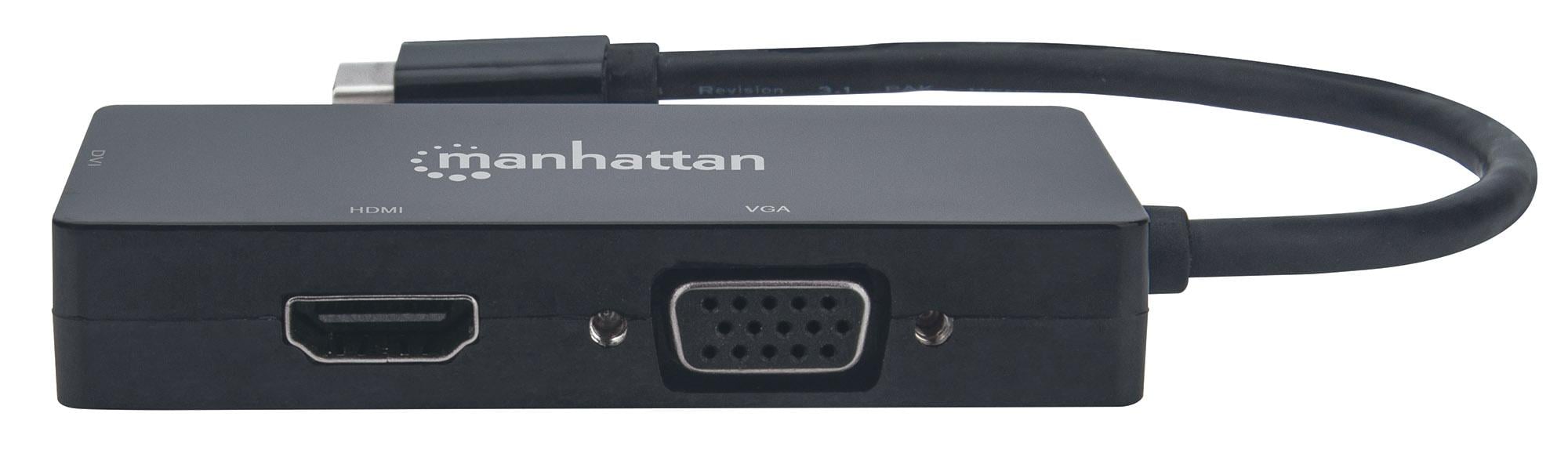 Convertitore Audio Video USB-C™ 3-in-1 Multiporta HDMI DVI VGA - Miniatura 4
