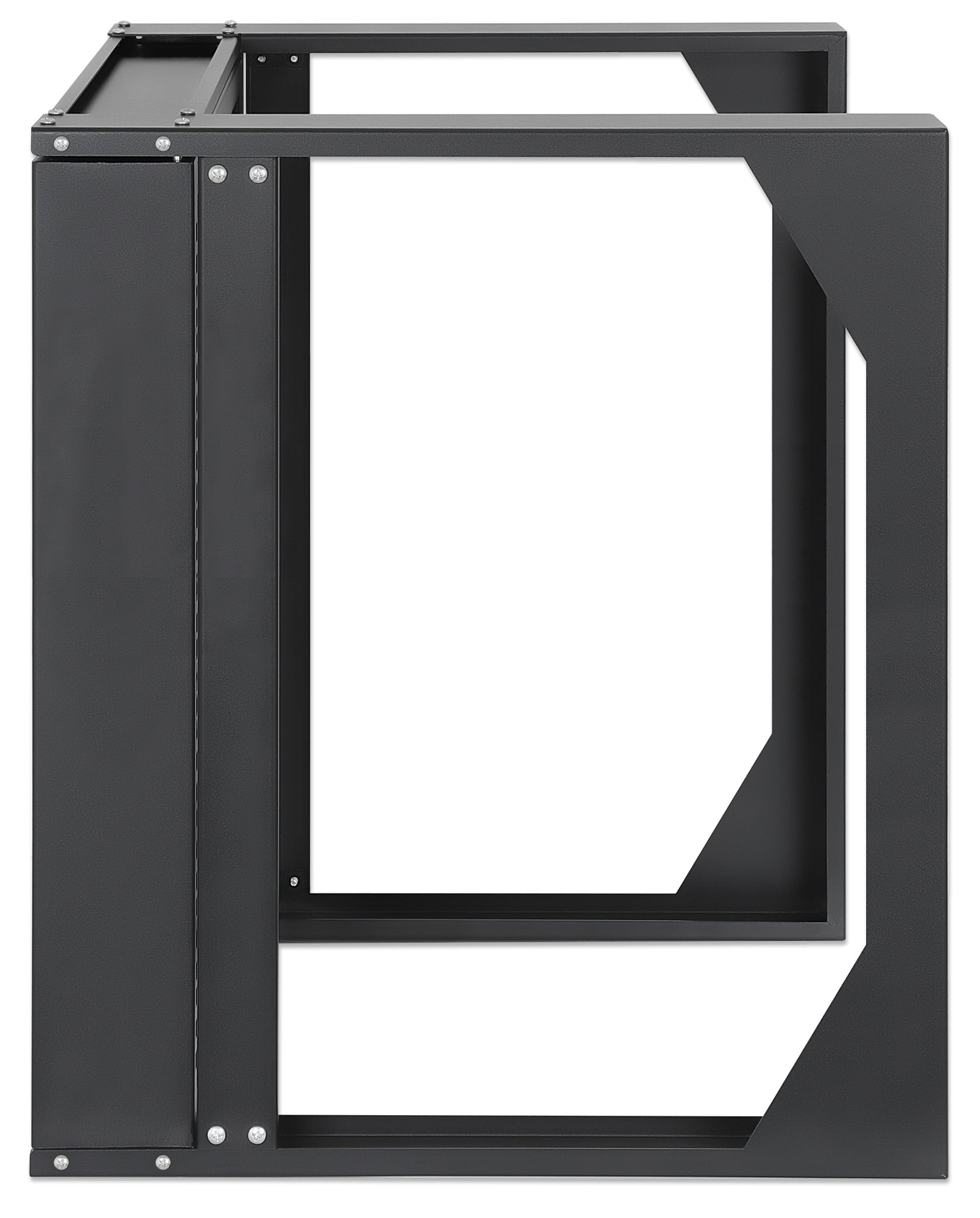 Armadio a Muro 19'' Open Frame 2 Montanti Flat Pack 9U - Miniatura 4