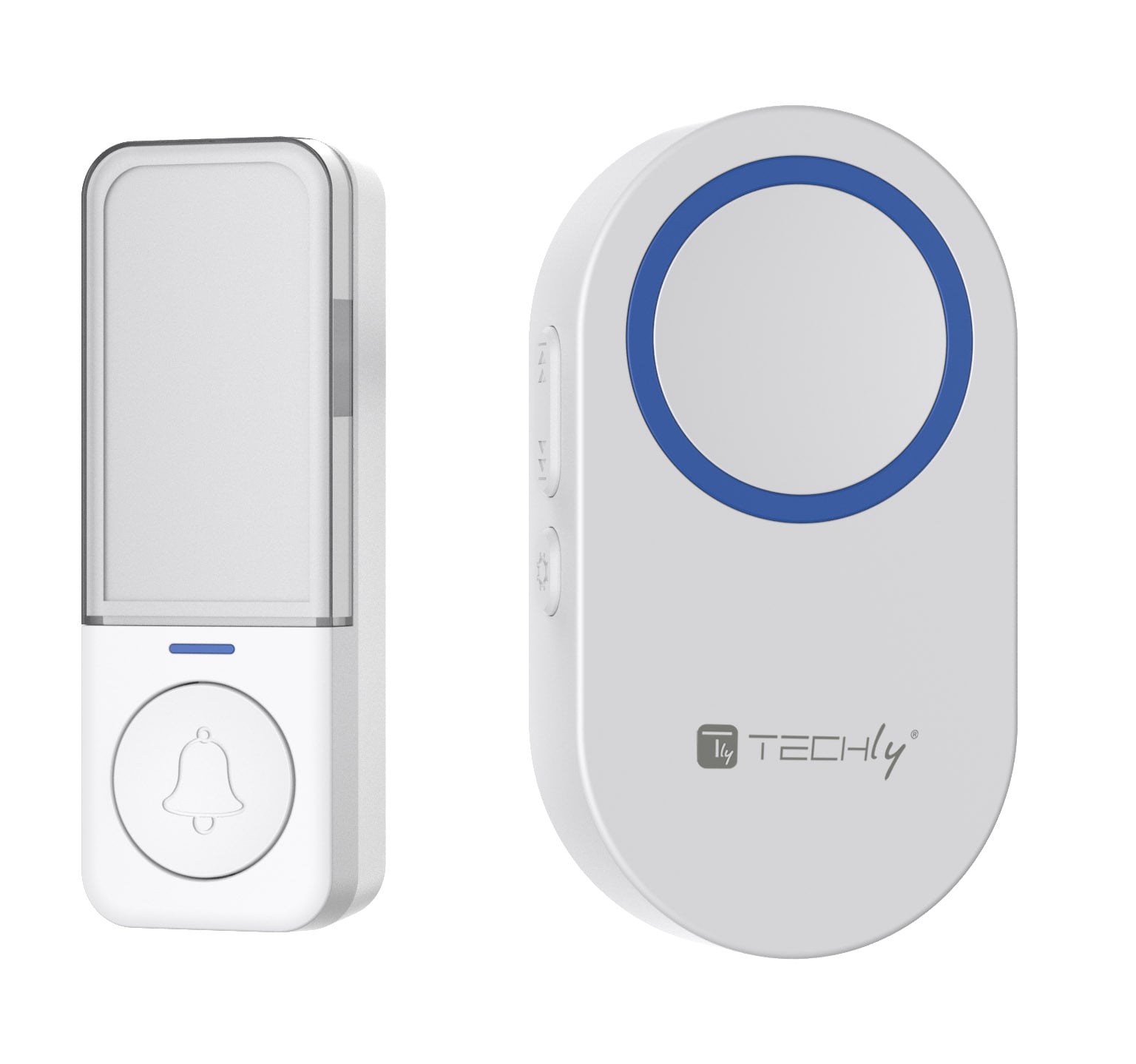 Kit Campanello Wireless fino a 180m con Pulsante IP56 Battery Free - Miniatura 4