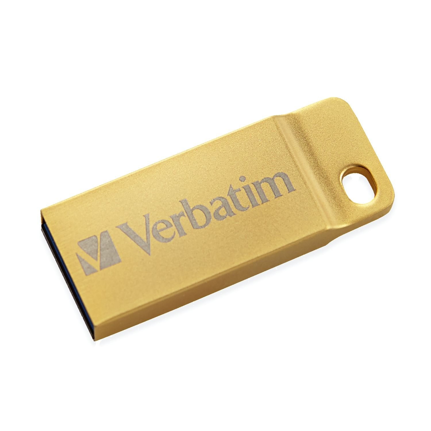 Mini Memoria USB 3.0 Verbatim con Portachiavi 64GB Oro - Miniatura 4