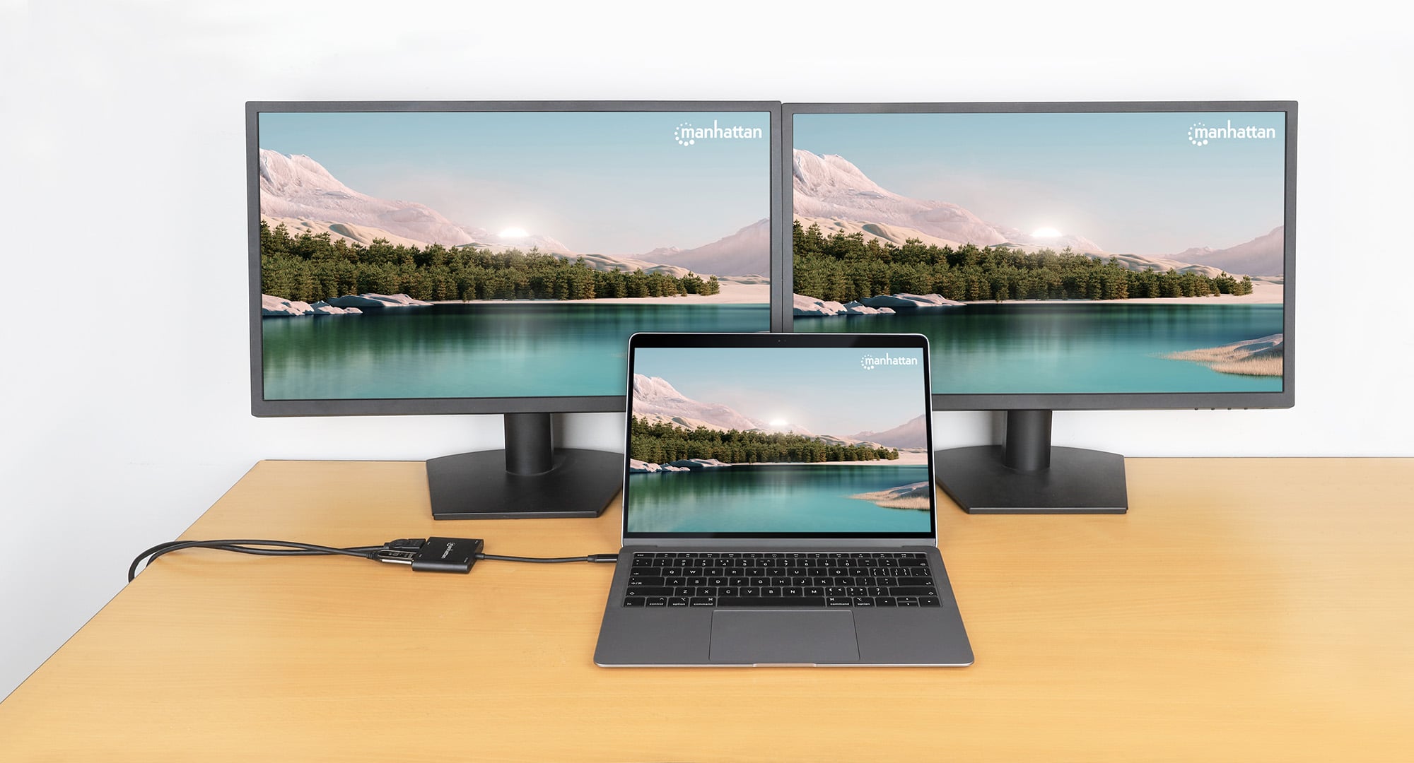 Adattatore USB-C™ PD a Doppio Monitor HDMI per Laptop e Tablet - Miniatura 4