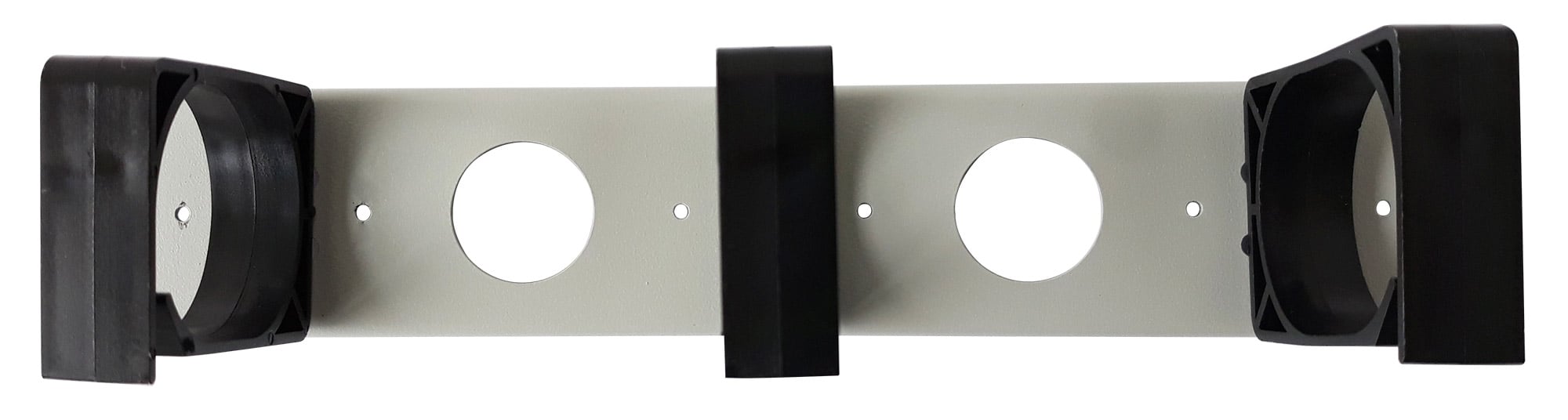 Pannello Passacavi 1U per Armadio 10'' Grigio - Miniatura 4