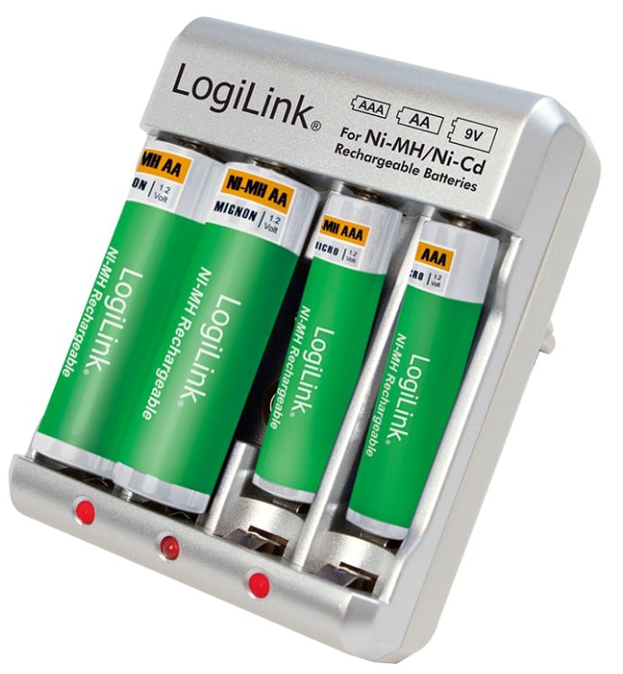 Caricabatterie per AA / AAA / 9V Ni-MH / Ni-Cd - Miniatura 4