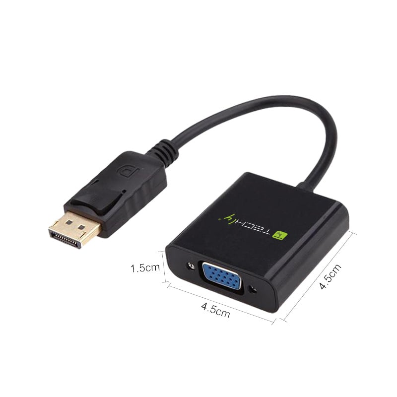 Convertitore da DisplayPort v1.2 a VGA 15 cm - Miniatura 4