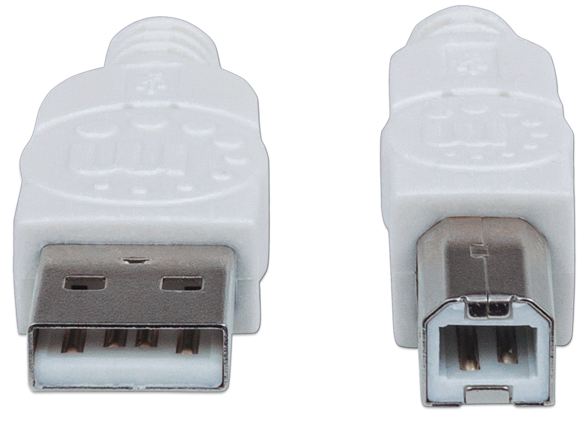 Cavo USB 2.0 A maschio/B maschio 5m Bianco - Miniatura 4