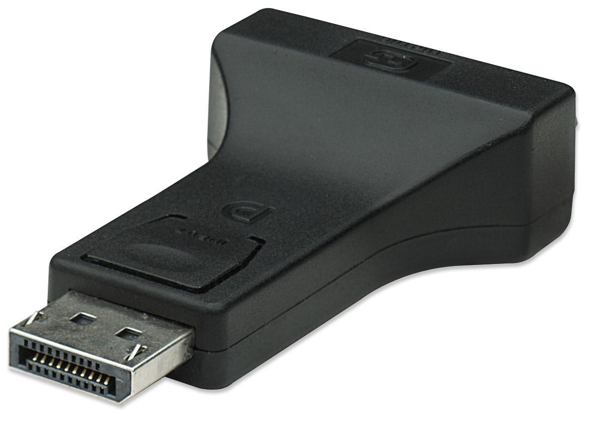 Adattatore DisplayPort DP Maschio a DVI-I 24+5 Femmina - Miniatura 4