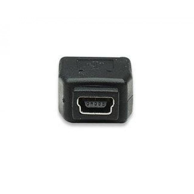Adattatore Convertitore USB A Maschio a Mini B Femmina Nero - Miniatura 4