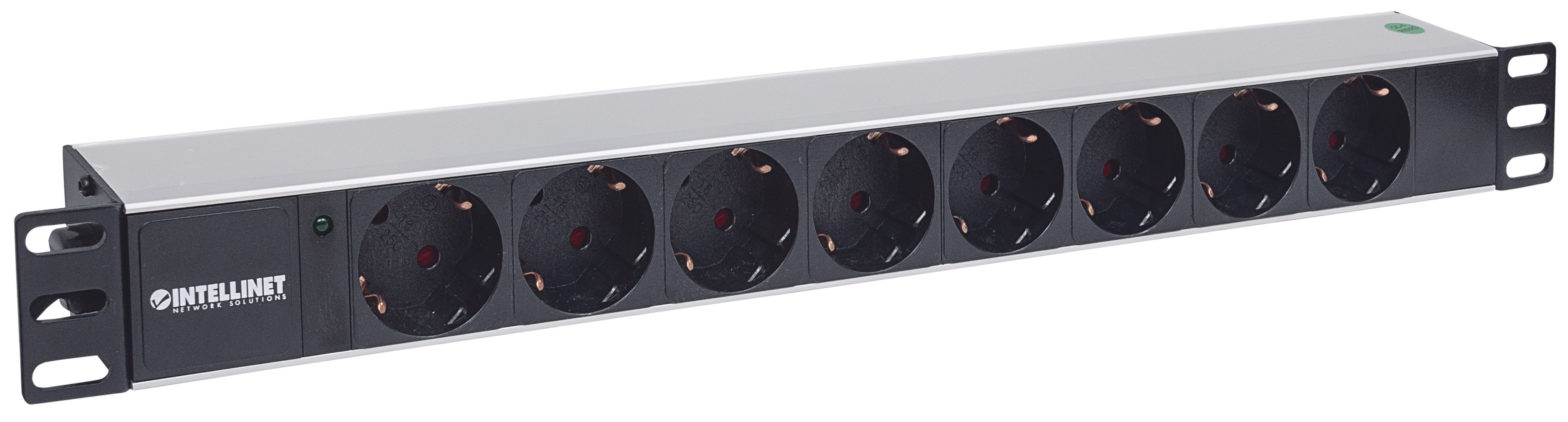 Multipresa per Rack 19'' 8 posti Spina Schuko Angolata 1U - Miniatura 4
