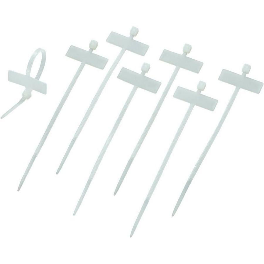 Fascette Fermacavi 100x2,5mm con Targhetta 25x8mm 100 pz Bianco - Miniatura 4