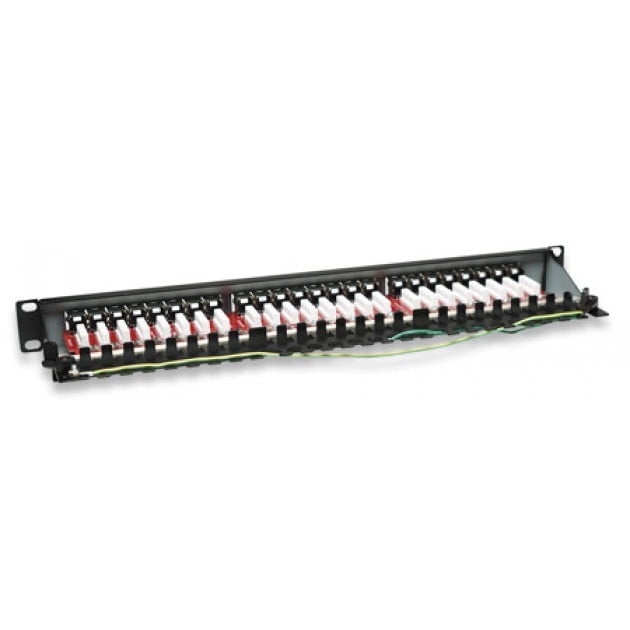 Pannello Patch STP 24 Posti RJ45 cat. 6A - Miniatura 4