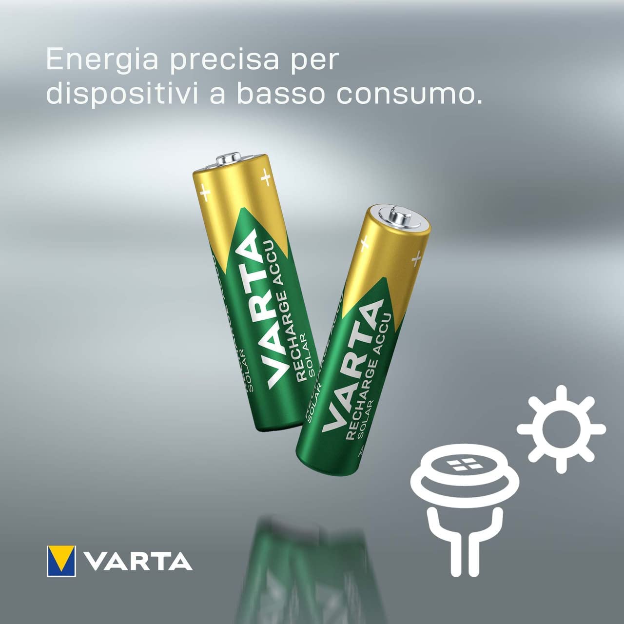 Blister 2 Batterie Ricaricabili Stilo AA 2600 mAh - Miniatura 4