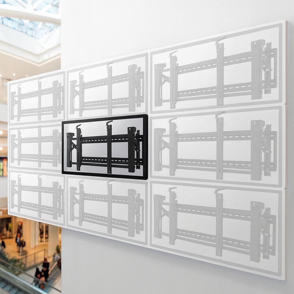 Supporto a Muro Video Wall Pop-Out Antifurto per TV LED LCD 45–70” - Miniatura 4