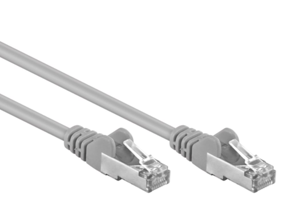 Cavo di Rete Patch in CCA Cat.5E Schermato F/UTP 0,5 m Grigio - Miniatura 4