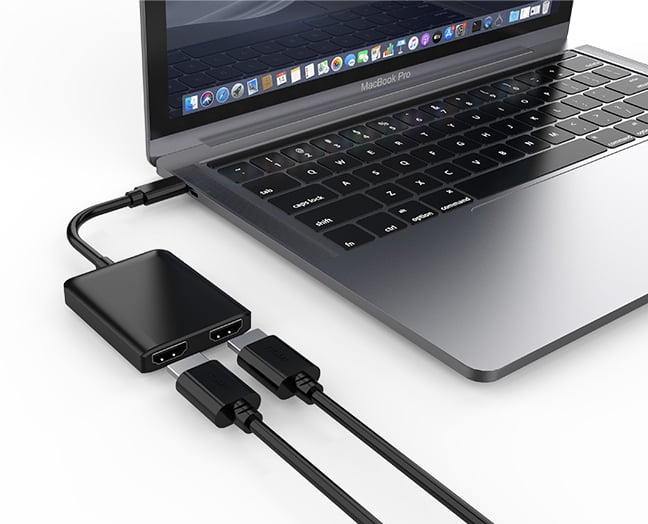 Adattatore Convertitore USB-C™ a 2x HDMI 4K - Miniatura 4