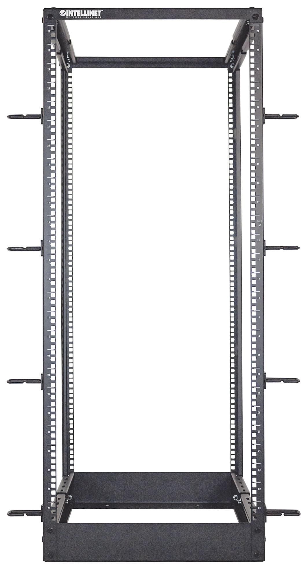 Open Frame Rack 19'' 4 Montanti 26U con profondità regolabile - Miniatura 4