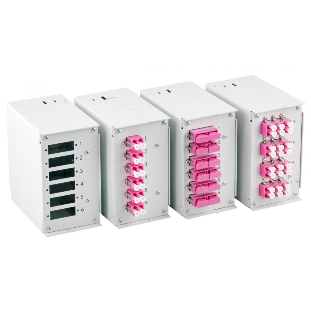 Pannello Frontale 12 Connessioni ST-Simplex per Box Ottico - Miniatura 4