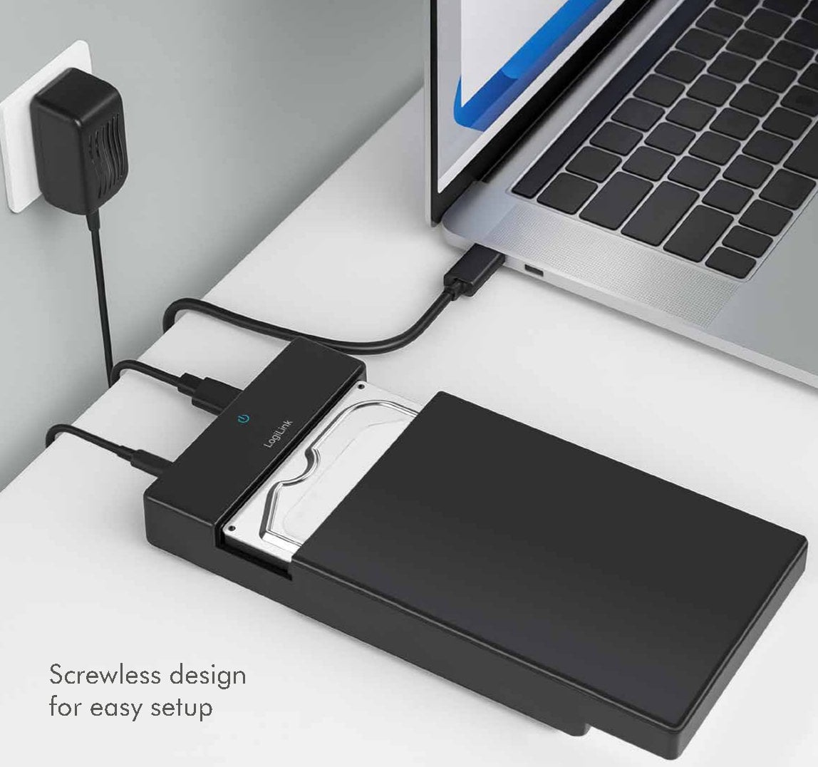 Box Esterno USB-C™ 3.2 Gen 1 per HDD/SSD SATA da 2,5'' e 3,5'' - Miniatura 4