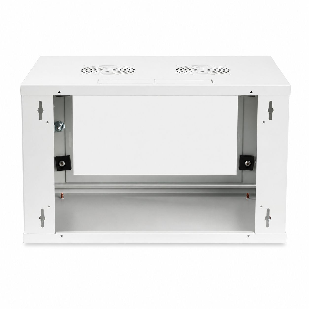 Armadio Rack 19'' a muro 6 unità prof. 320 Grigio Assemblato - Miniatura 4
