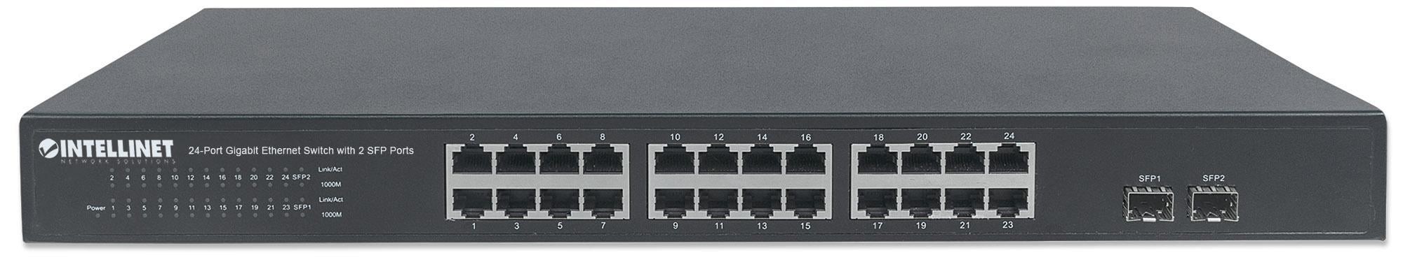 Switch Gigabit Ethernet 24 Porte + 2 Porte SFP - Miniatura 4