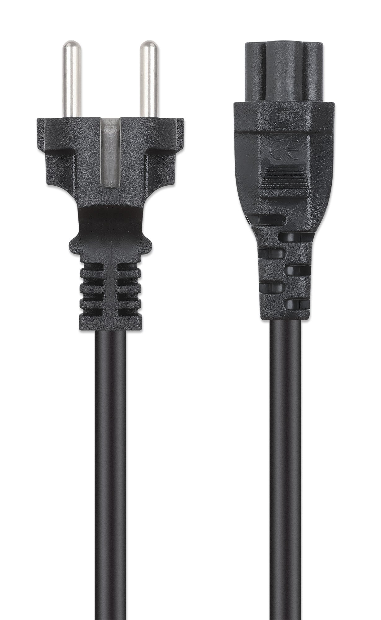 Cavo alimentazione C5 F a Schuko 1m nero - Miniatura 5