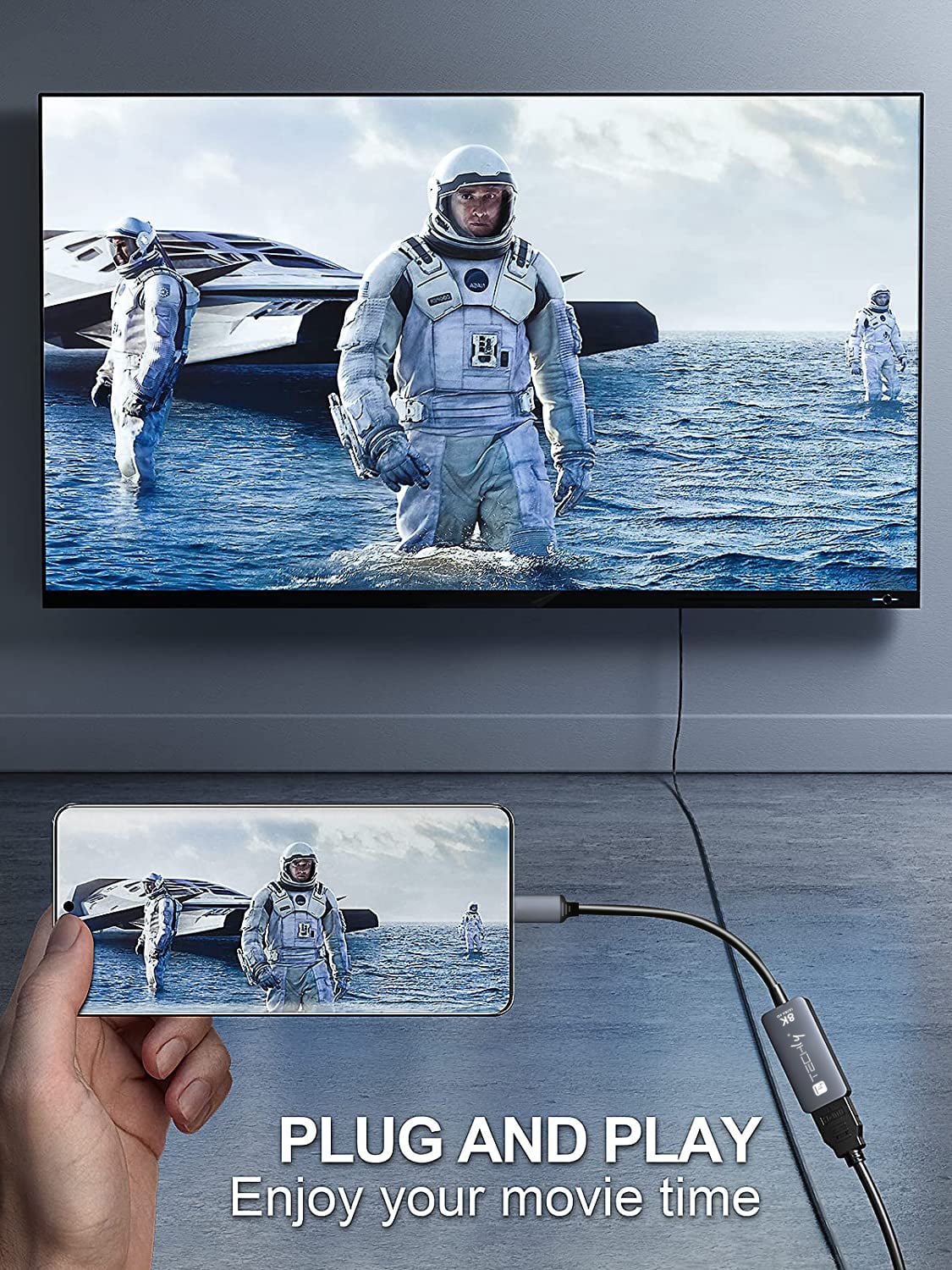 Adattatore USB-C™ 3.2 a HDMI 2.1 8K@60Hz 15 cm - Miniatura 5