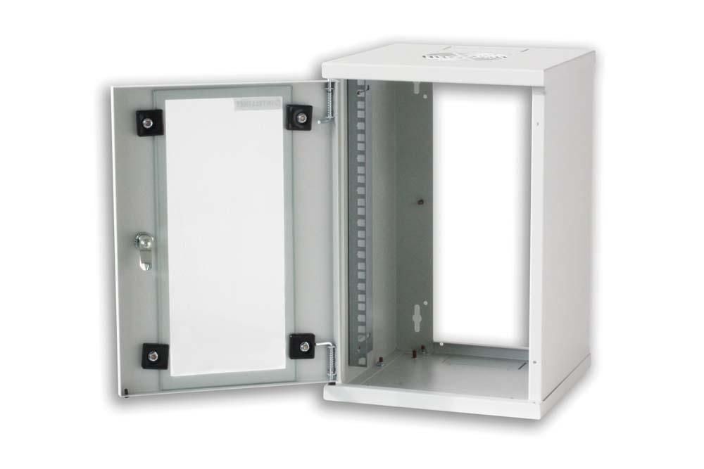 Armadio Rack 10'' a muro 9 unità Grigio prof. 300 mm - Miniatura 5