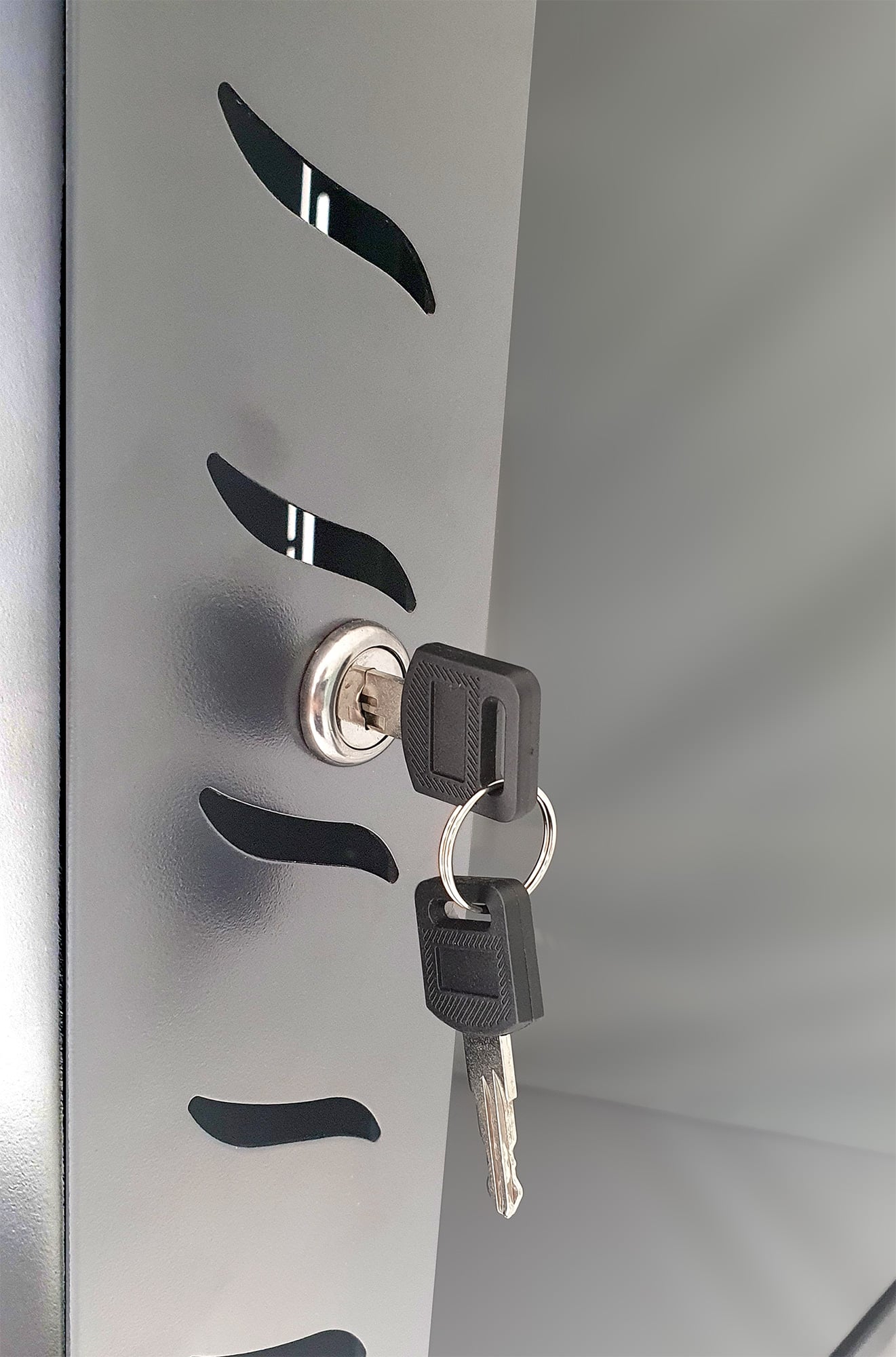 Armadio Rack 19'' a Muro 20 Unità P.600 mm Flat Pack Grigio - Miniatura 5