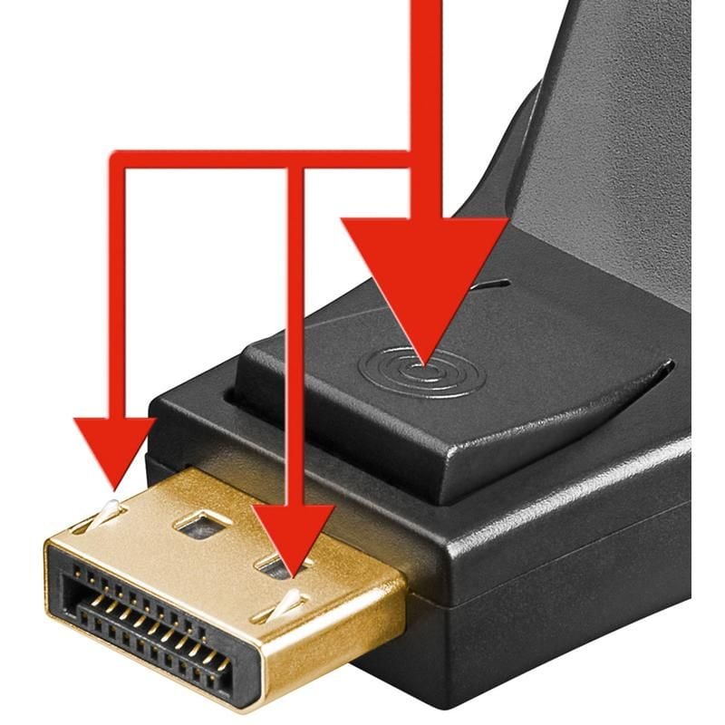 Adattatore DisplayPort DP Maschio a DVI-I 24+5 Femmina - Miniatura 5