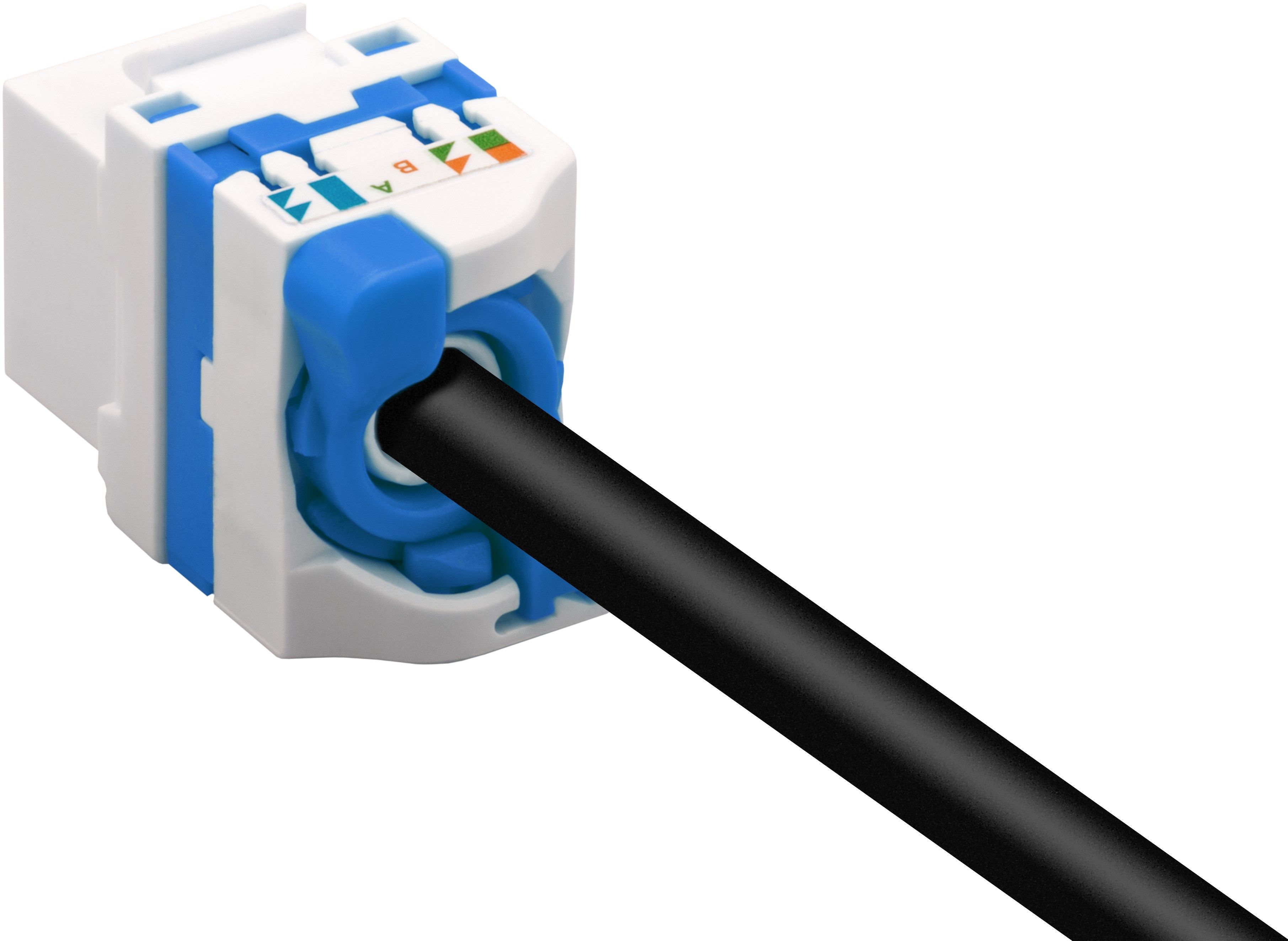 Frutto Keystone RJ45 Cat.6 UTP Tooless - Miniatura 5