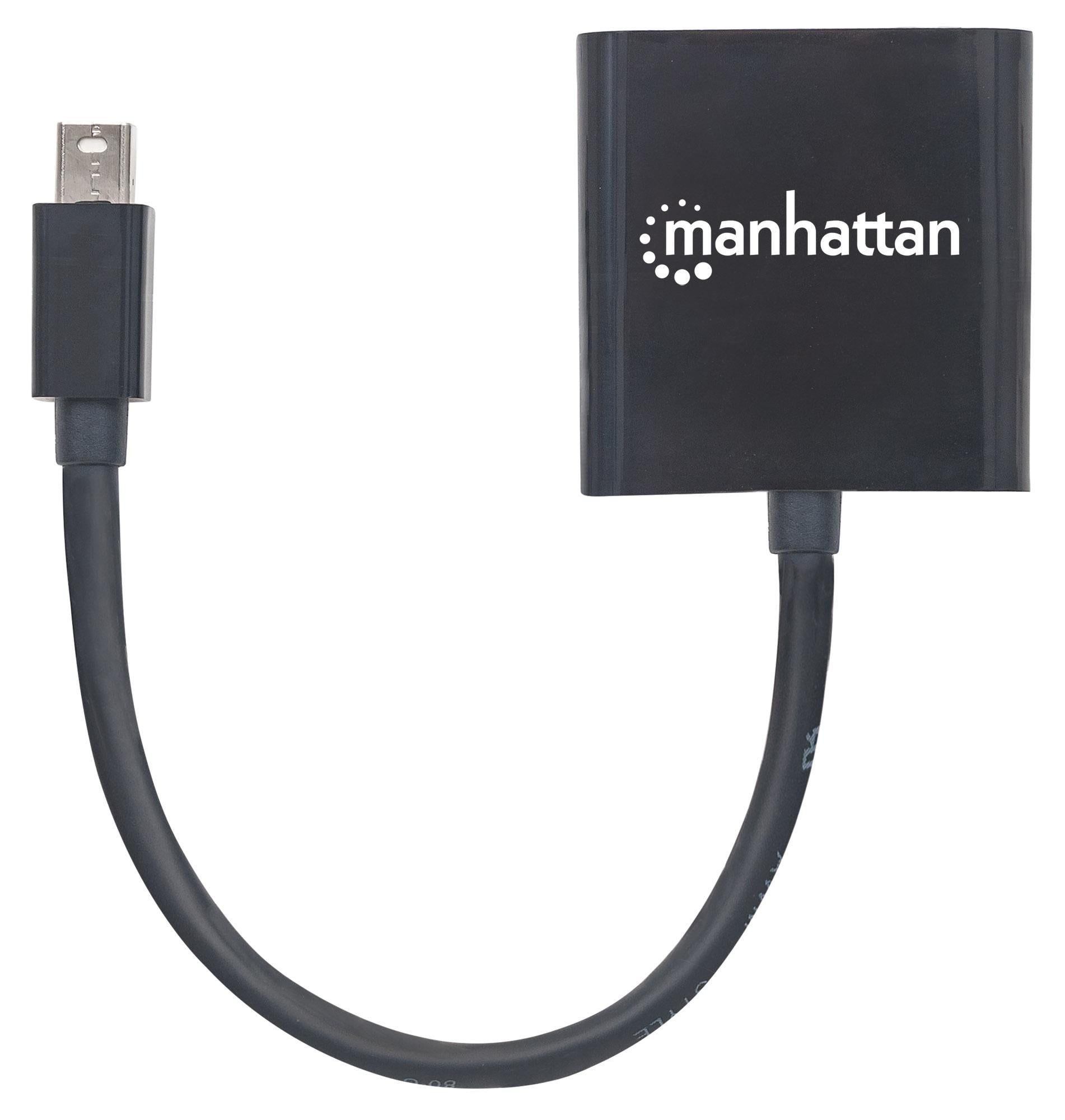 Convertitore Attivo MiniDP M a DVI F 15cm 4K Nero - Miniatura 5