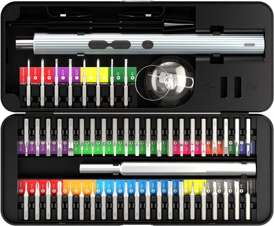 Set Cacciavite Elettrico 58in1 con 50 Punte di Precisione - Miniatura 5