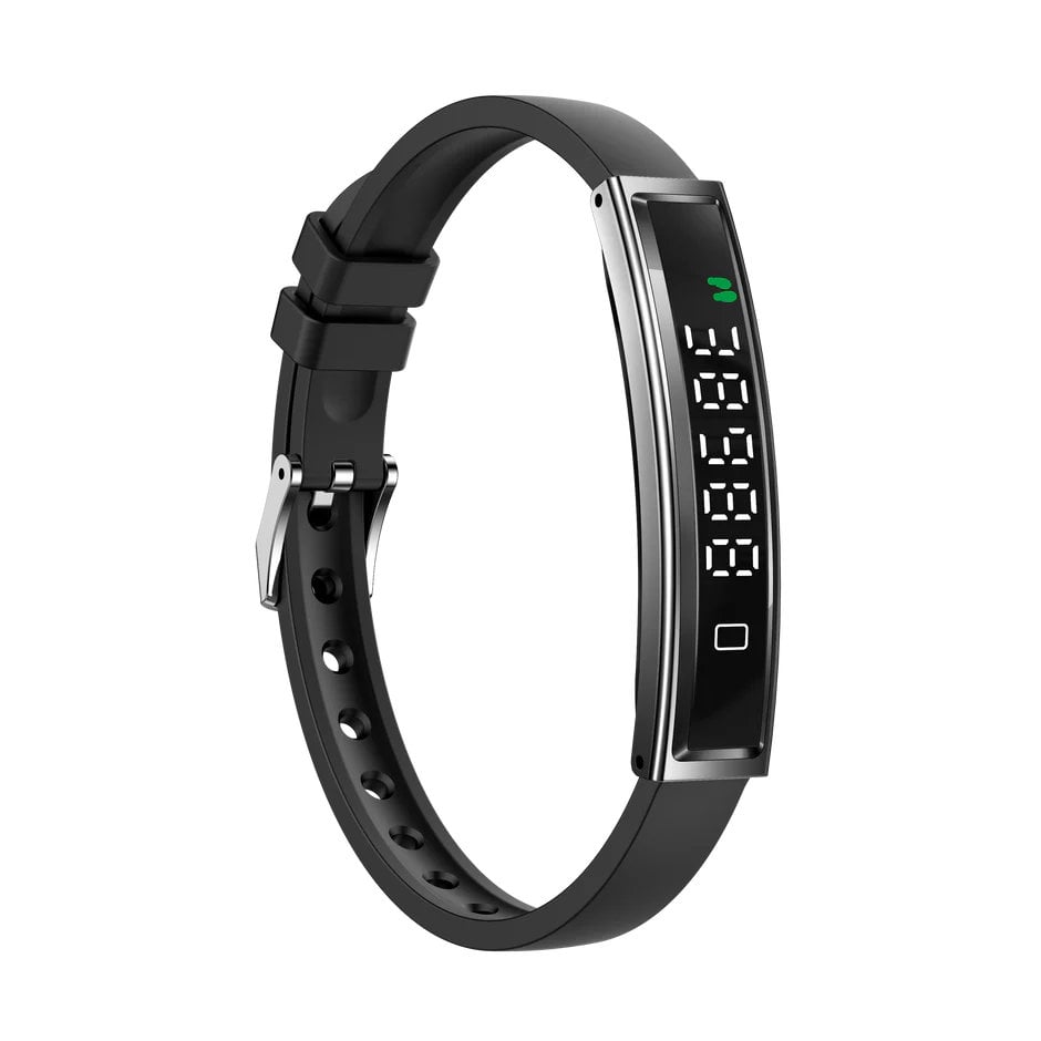 Bracciale Smart Fitness Bluetooth 5.3, Nero - Miniatura 5