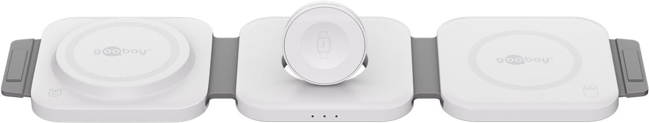 Caricatore Qi Wireless Caricabatterie 3in1 Stazione di Ricarica Pieghevole 15W - Miniatura 5