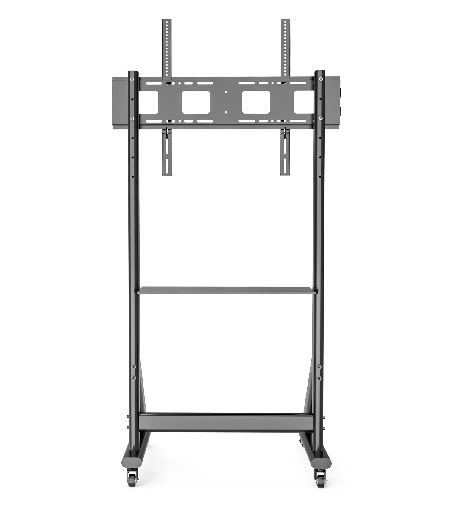 Supporto da Pavimento TV LCD/LED 55-100'' Altezza Regolabile con Mensola - Miniatura 5