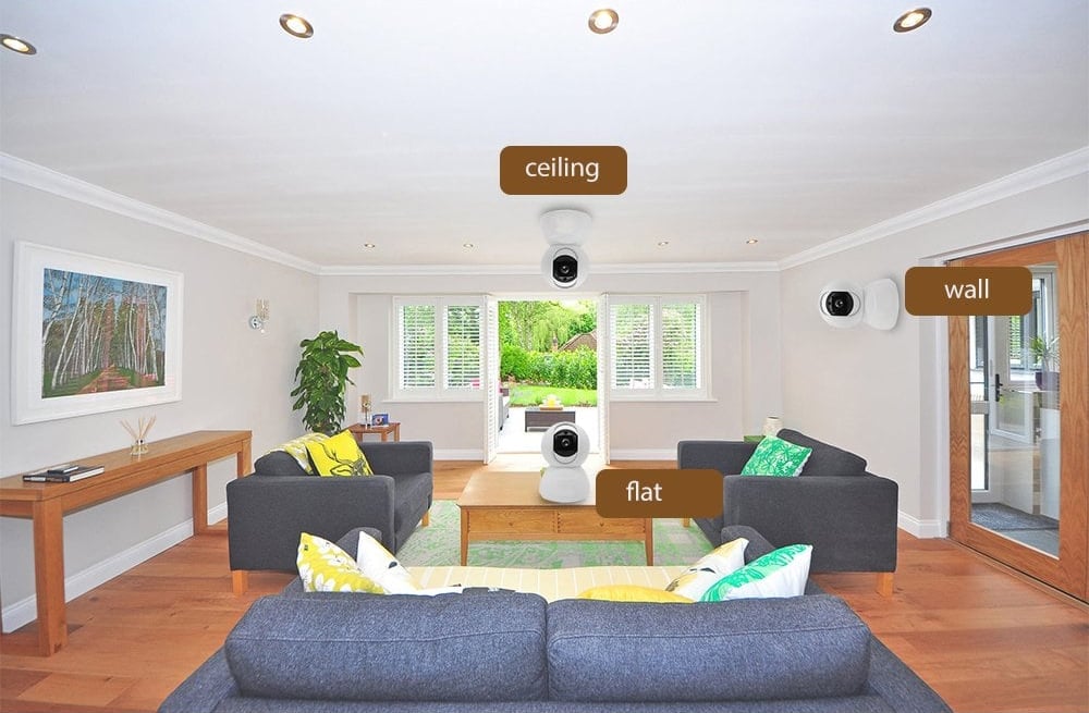 Telecamera WiFi Smart da interno PTZ HD 360°, R4040 - Miniatura 5