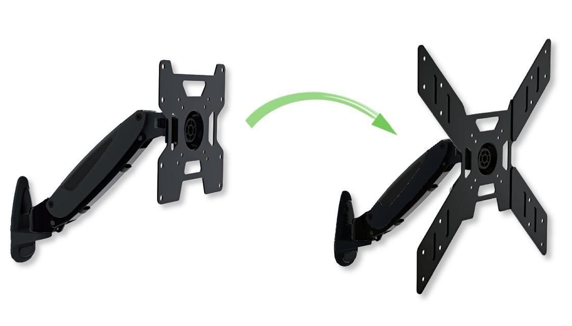 Adattatore per Supporto VESA da 200x200 a 400x400 Nero - Miniatura 5
