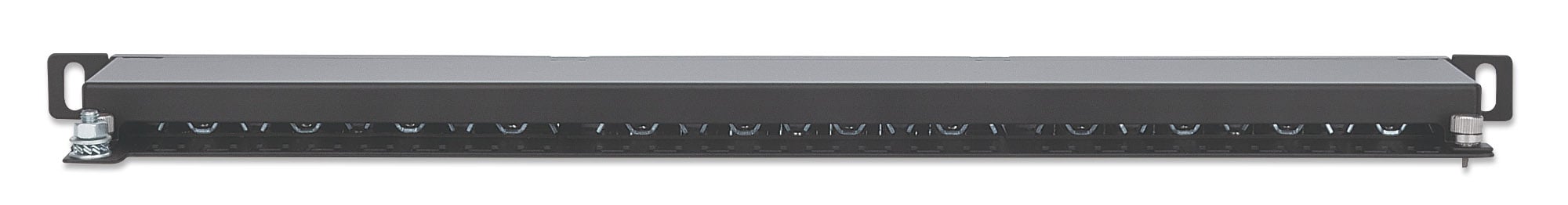 Pannello Patch 24 Posti 19'' 0.5U Cat6a Schermato Nero - Miniatura 5