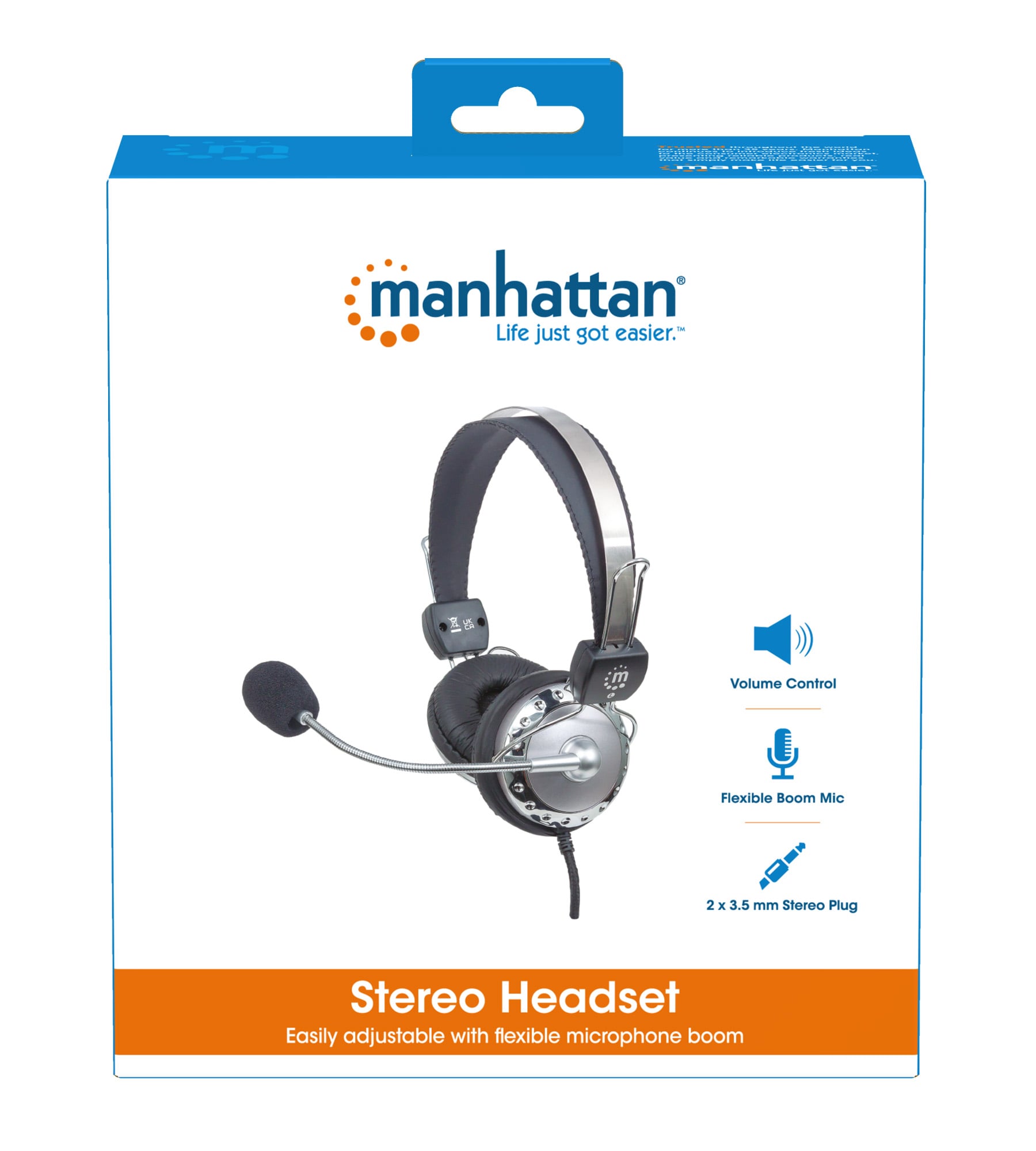 Cuffia Stereo con Microfono con Asta Flessibile - Miniatura 5