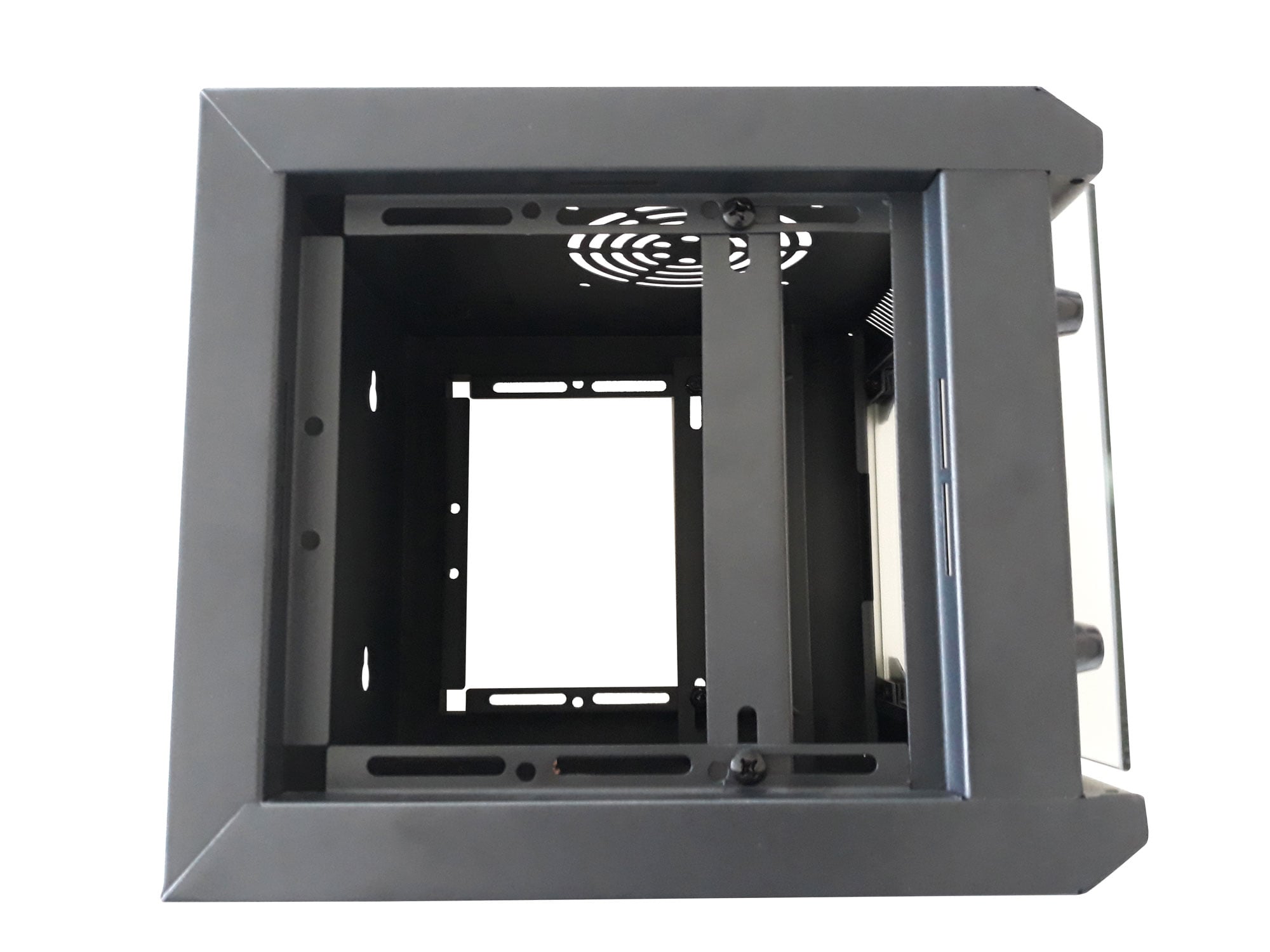 Armadio Rack 10'' a Muro 9 Unità Pannelli Asportabili Nero - Miniatura 5