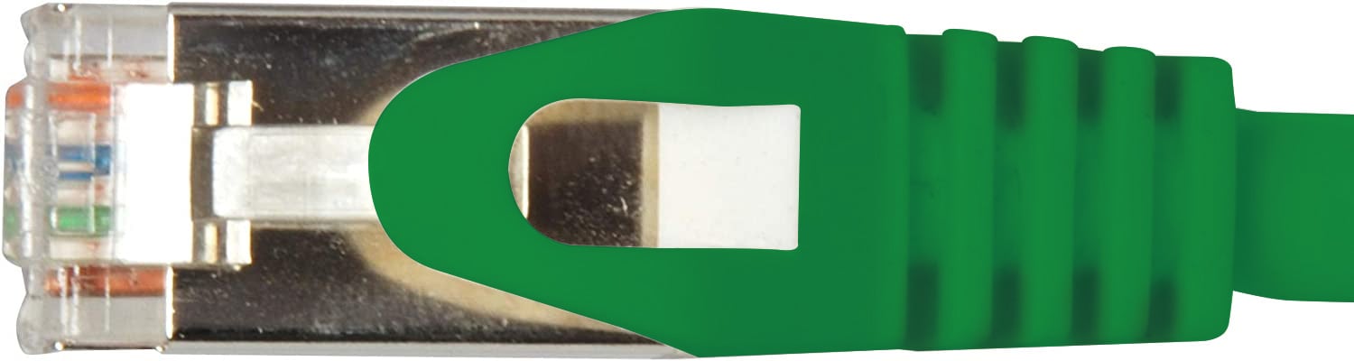 Cavo di rete Patch in CCA Schermato Cat. 6 Verde F/UTP 5 m Bulk - Miniatura 5