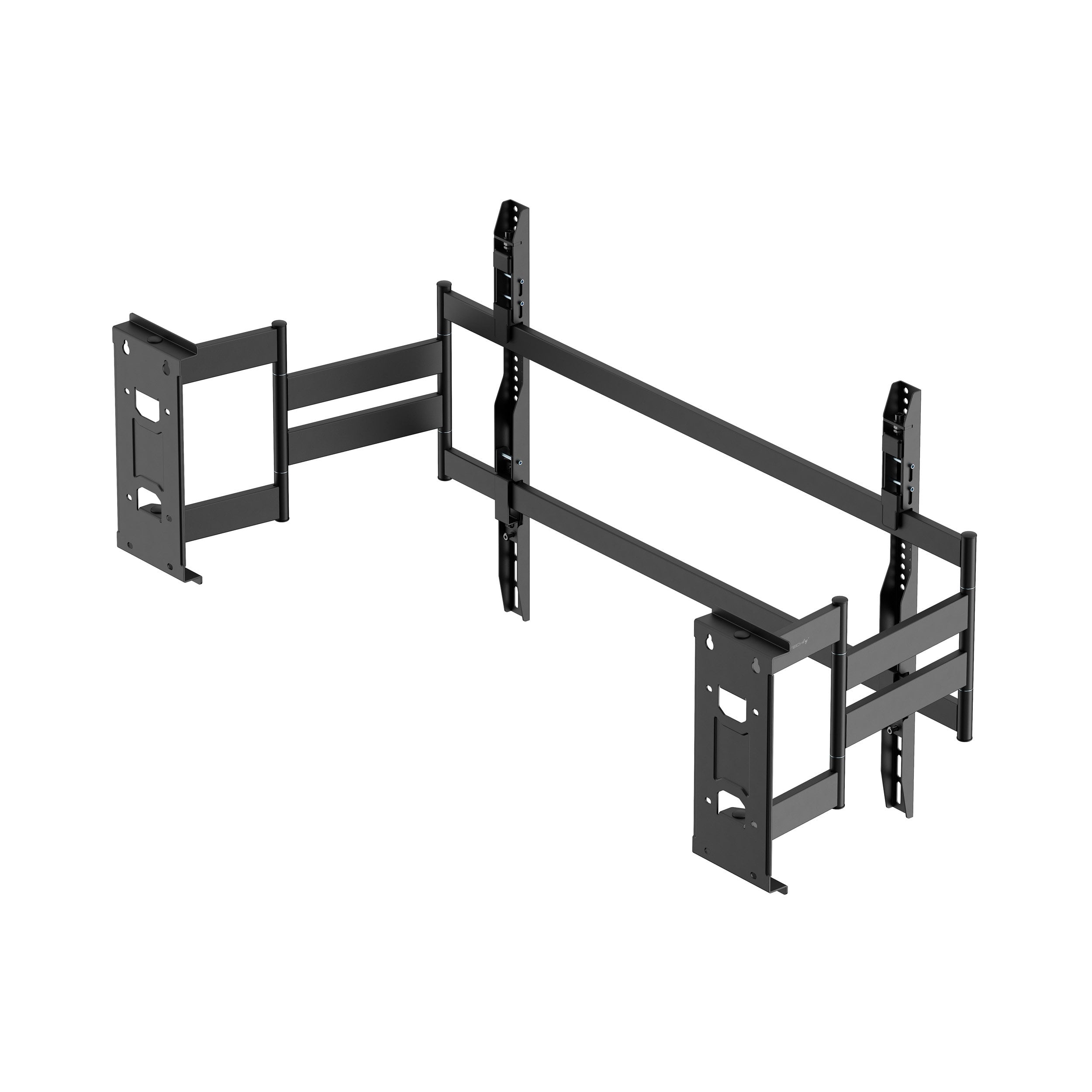 Supporto Universale a Muro con Piastra Divisa per TV LED LCD 75-120'' Full-Motion - Miniatura 5