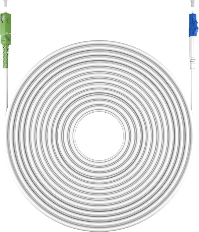 Cavo in Fibra Ottica FTTH Monomodale SC-APC (8°)/LC-UPC OS2 9/125 Simplex 3 metri - Miniatura 5